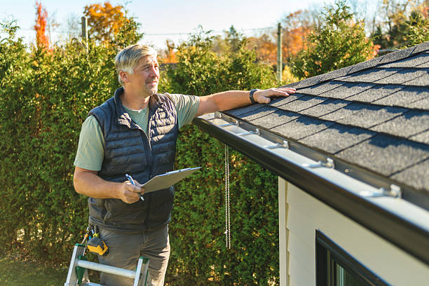 Professional Hail Damage Roof Repair technician working in Morrison, IA